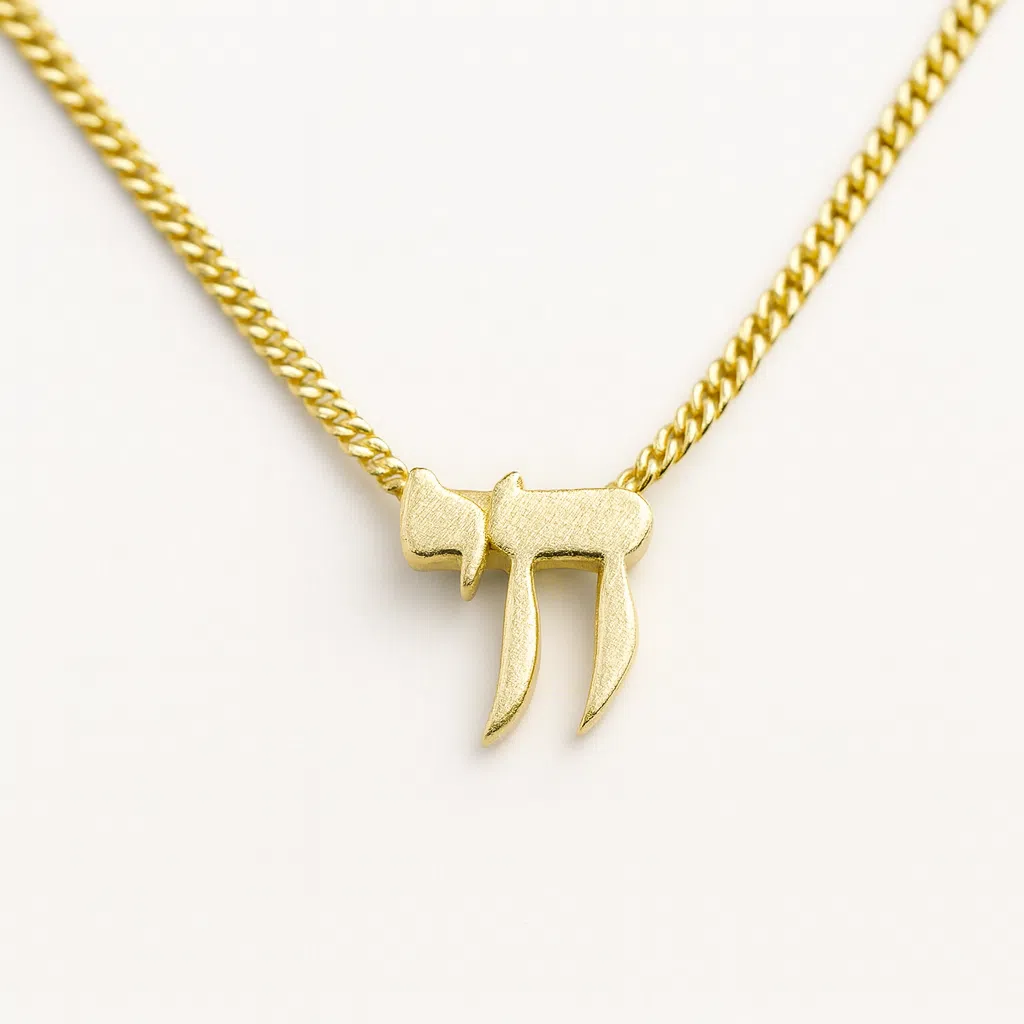 joods, sieraad, ketting, chai, leven, chet, yod, yud, 18, geluk