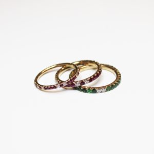 Alliancering kleur diamanten diamant zetten