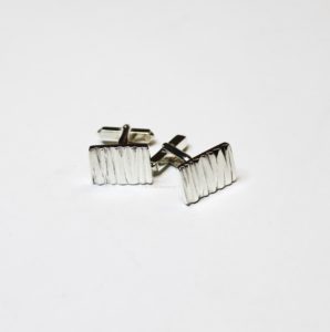 Manchetknopen luxe handgemaakt zilver Solid sieraad voor mannen