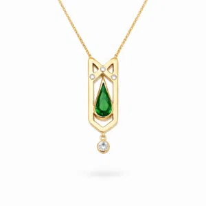 Collier en or et tourmaline Cordoba