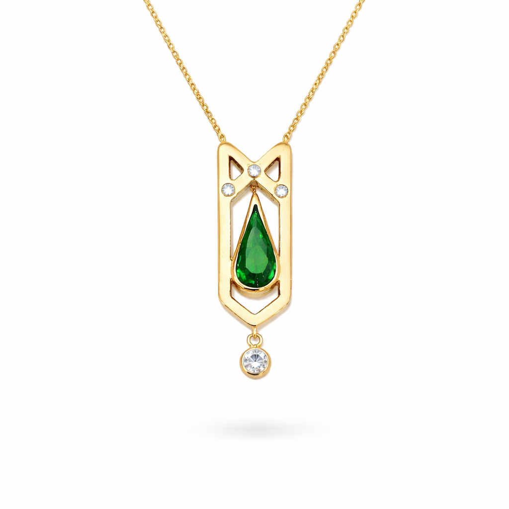 Ketting goud toermalijn Cordoba