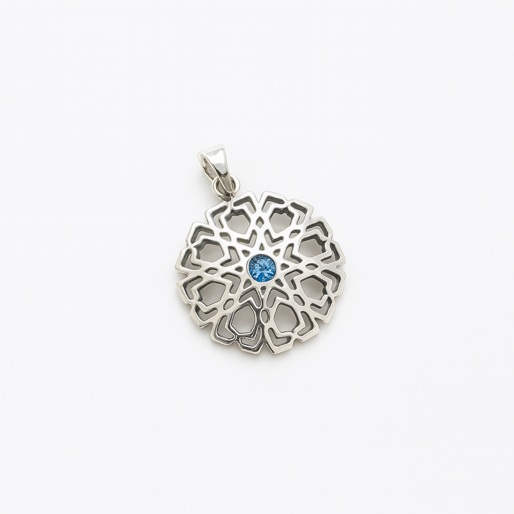 Ketting met zilver hanger Casablanca