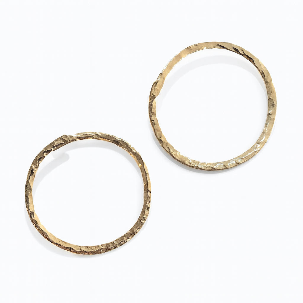 Gouden oorring zonder achterkantje