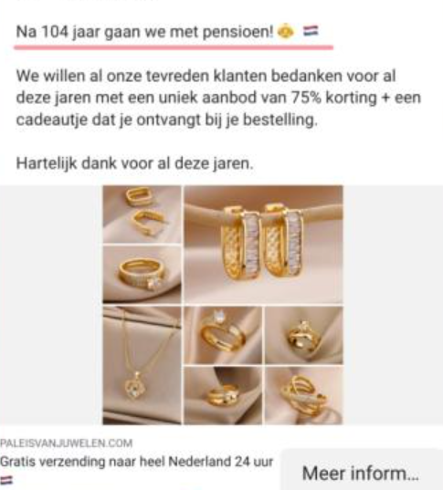 Online-Schmuckbetrug