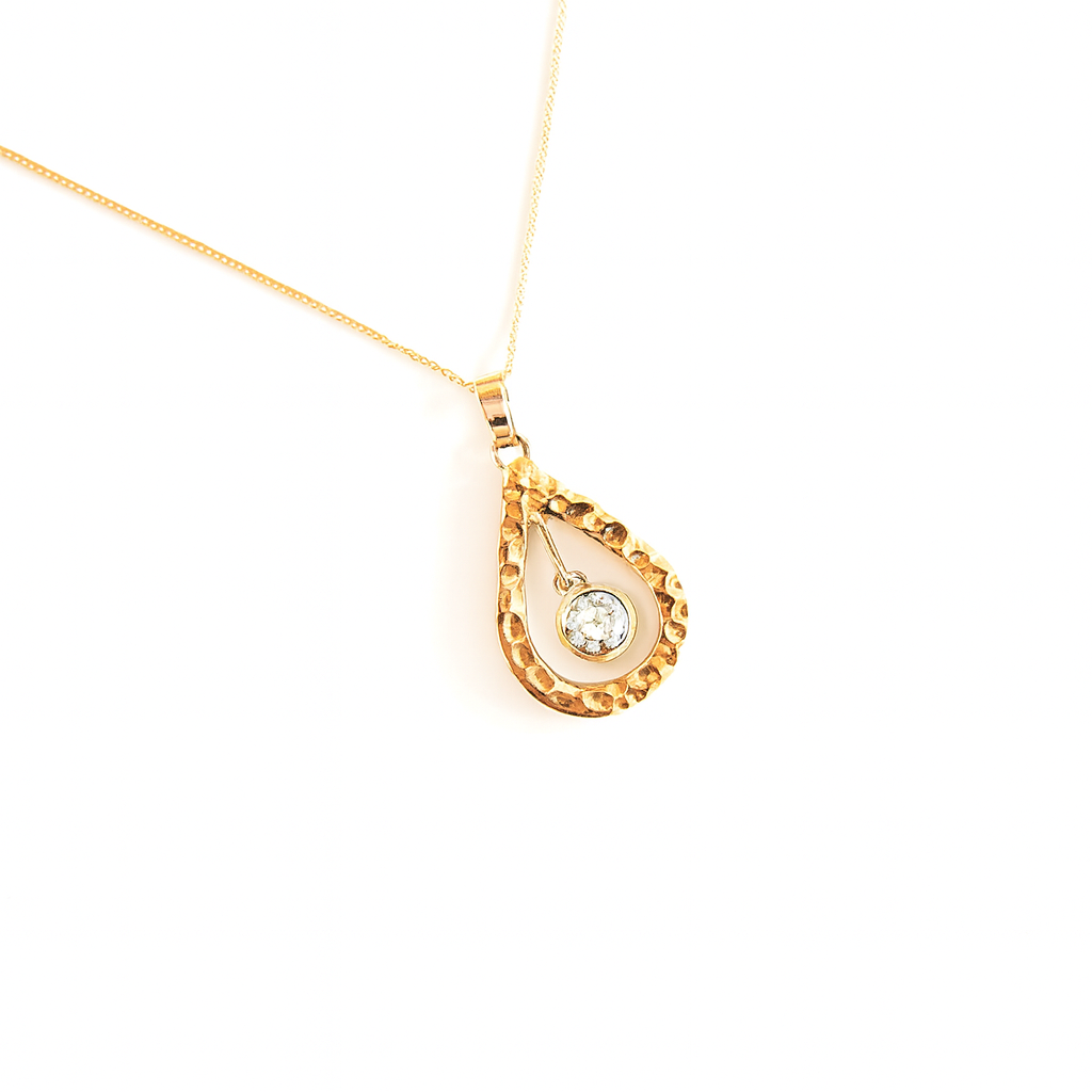 Assieraad diamant goud