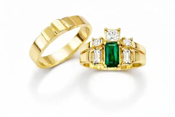 verlovingsring en trouwringen laten maken art deco