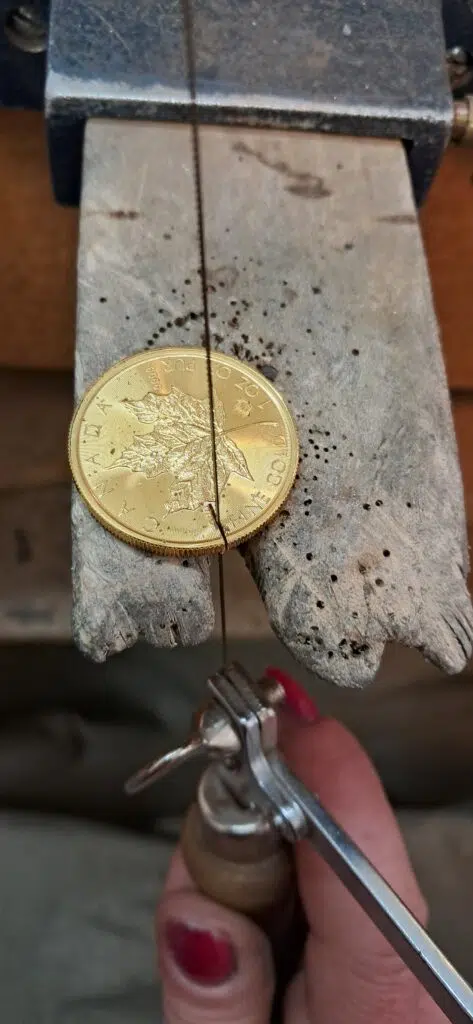 Foglia d'acero d'oro
